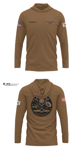 Long Sleeve hooded sunshirt, CTF D-2, Army, Teamtime, Team time, sublimation, custom sports apparel, team uniforms, spirit wear, spiritwear, sports uniforms, custom shirts, team store, custom team store, fundraiser sports, apparel fundraiser
