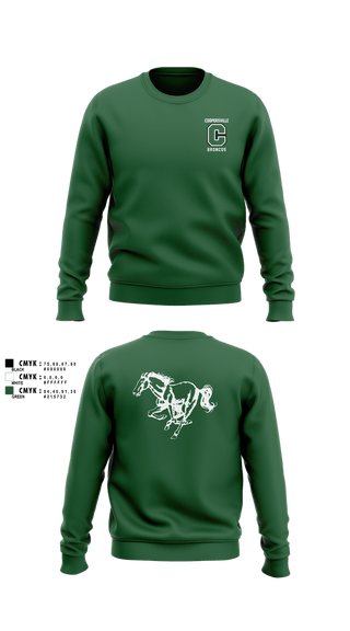 Crew Neck Sweatshirt, Coopersville Broncos, Wrestling, Teamtime, Team time, sublimation, custom sports apparel, team uniforms, spirit wear, spiritwear, sports uniforms, custom shirts, team store, custom team store, fundraiser sports, apparel fundraiser
