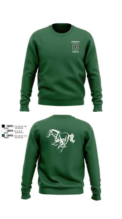Coopersville Broncos 1775394 Crew Neck Sweatshirt - 3