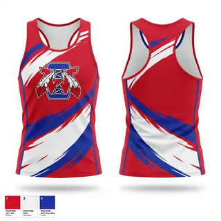 Mens Track Singlet, West High School Track & Field, Track & Field, Teamtime, Team time, sublimation, custom sports apparel, team uniforms, spirit wear, spiritwear, sports uniforms, custom shirts, team store, custom team store, fundraiser sports, apparel fundraiser
