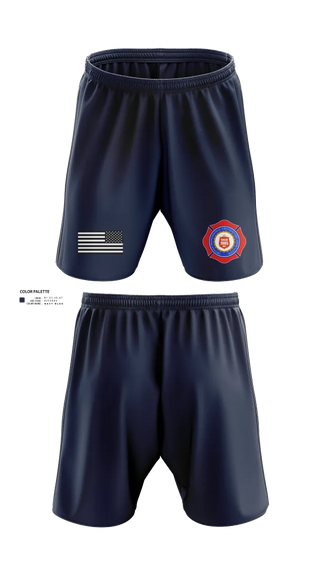 Athletic Shorts With Pockets, Groves Professional Firefighters Local 1905, , Teamtime, Team time, sublimation, custom sports apparel, team uniforms, spirit wear, spiritwear, sports uniforms, custom shirts, team store, custom team store, fundraiser sports, apparel fundraiser