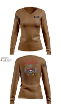 3 Women's Long Sleeve V-neck Shirt - 21