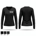 Andrew County Sheriff Deputy 85566956 Women's Long Sleeve V-neck Shirt - 1