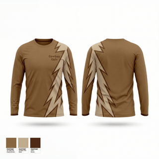 Long Sleeve Performance Shirt, Cowboy Cafe, Spirit Store, Teamtime, Team time, sublimation, custom sports apparel, team uniforms, spirit wear, spiritwear, sports uniforms, custom shirts, team store, custom team store, fundraiser sports, apparel fundraiser