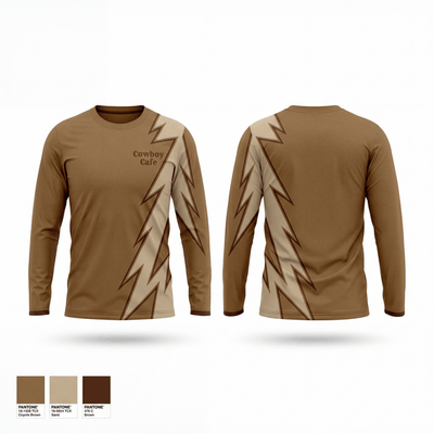Cowboy Cafe 78905269 Long Sleeve Performance Shirt 1