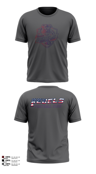 Short Sleeve Performance Shirt, Rebels F. C., Men's Soccer, Teamtime, Team time, sublimation, custom sports apparel, team uniforms, spirit wear, spiritwear, sports uniforms, custom shirts, team store, custom team store, fundraiser sports, apparel fundraiser