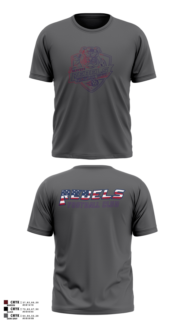 Rebels F. C. Short Sleeve Performance Shirt - 3