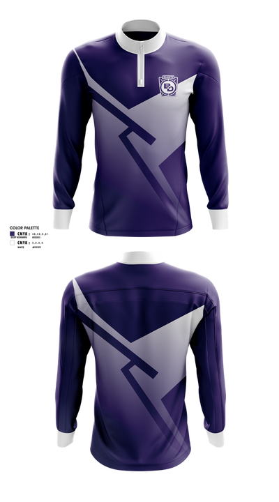 Ben Davis High School Basketball 5366784 Quarter Zip Jacket - 100