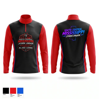 Quarter Zip Jacket, South central Mississippi storm chasers, , Teamtime, Team time, sublimation, custom sports apparel, team uniforms, spirit wear, spiritwear, sports uniforms, custom shirts, team store, custom team store, fundraiser sports, apparel fundraiser