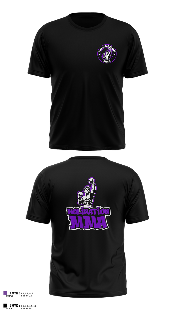 Short Sleeve Performance Shirt, NOLINATION MMA, , Teamtime, Team time, sublimation, custom sports apparel, team uniforms, spirit wear, spiritwear, sports uniforms, custom shirts, team store, custom team store, fundraiser sports, apparel fundraiser