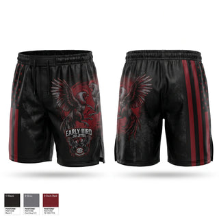 Fight Shorts, Agoge Combatives EarlyBird, , Teamtime, Team time, sublimation, custom sports apparel, team uniforms, spirit wear, spiritwear, sports uniforms, custom shirts, team store, custom team store, fundraiser sports, apparel fundraiser