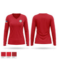 Firearms instructor Women's Long Sleeve V-neck Shirt - 1