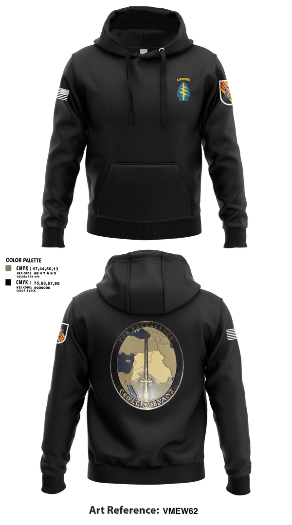 Hoodie, 5th Special Forces Group, , Teamtime, Team time, sublimation, custom sports apparel, team uniforms, spirit wear, spiritwear, sports uniforms, custom shirts, team store, custom team store, fundraiser sports, apparel fundraiser