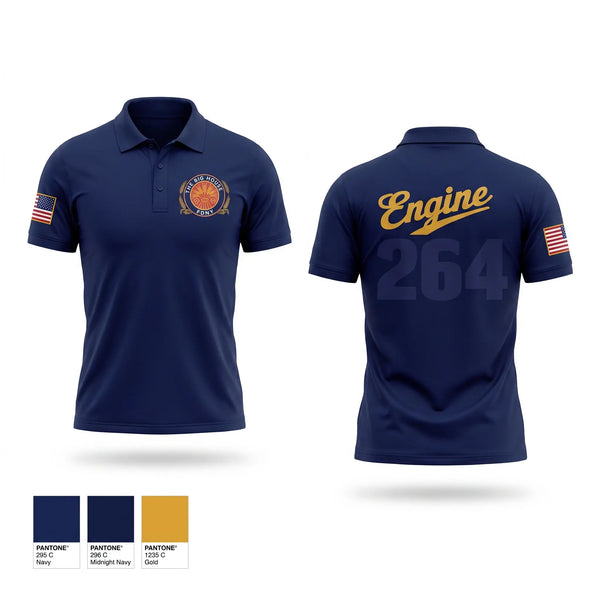 Short Sleeve Performance Polo, The Big House, Fire Department, Teamtime, Team time, sublimation, custom sports apparel, team uniforms, spirit wear, spiritwear, sports uniforms, custom shirts, team store, custom team store, fundraiser sports, apparel fundraiser