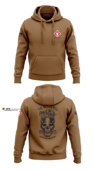 Hoodie, 20th Engineer Brigade, , Teamtime, Team time, sublimation, custom sports apparel, team uniforms, spirit wear, spiritwear, sports uniforms, custom shirts, team store, custom team store, fundraiser sports, apparel fundraiser