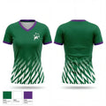 Genoa Christian Academy Baseball 34912578 Women's Short Sleeve V-neck Shirt - 1