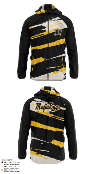 Windbreaker, Five Star Mafia, Baseball, Teamtime, Team time, sublimation, custom sports apparel, team uniforms, spirit wear, spiritwear, sports uniforms, custom shirts, team store, custom team store, fundraiser sports, apparel fundraiser