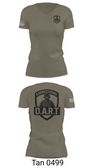 Womens Short Sleeve Vneck Shirt, D.A.R.T, Police, Teamtime, Team time, sublimation, custom sports apparel, team uniforms, spirit wear, spiritwear, sports uniforms, custom shirts, team store, custom team store, fundraiser sports, apparel fundraiser