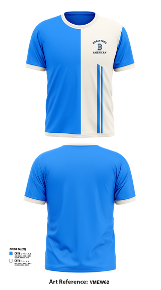 Short Sleeve Performance Shirt, Braintree American, Baseball, Teamtime, Team time, sublimation, custom sports apparel, team uniforms, spirit wear, spiritwear, sports uniforms, custom shirts, team store, custom team store, fundraiser sports, apparel fundraiser