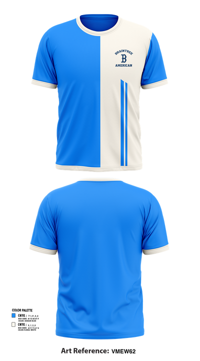 Braintree American 33476337 Short Sleeve Performance Shirt - 41