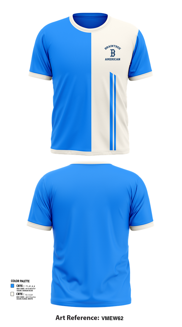 Short Sleeve Performance Shirt, Braintree American, Baseball, Teamtime, Team time, sublimation, custom sports apparel, team uniforms, spirit wear, spiritwear, sports uniforms, custom shirts, team store, custom team store, fundraiser sports, apparel fundraiser