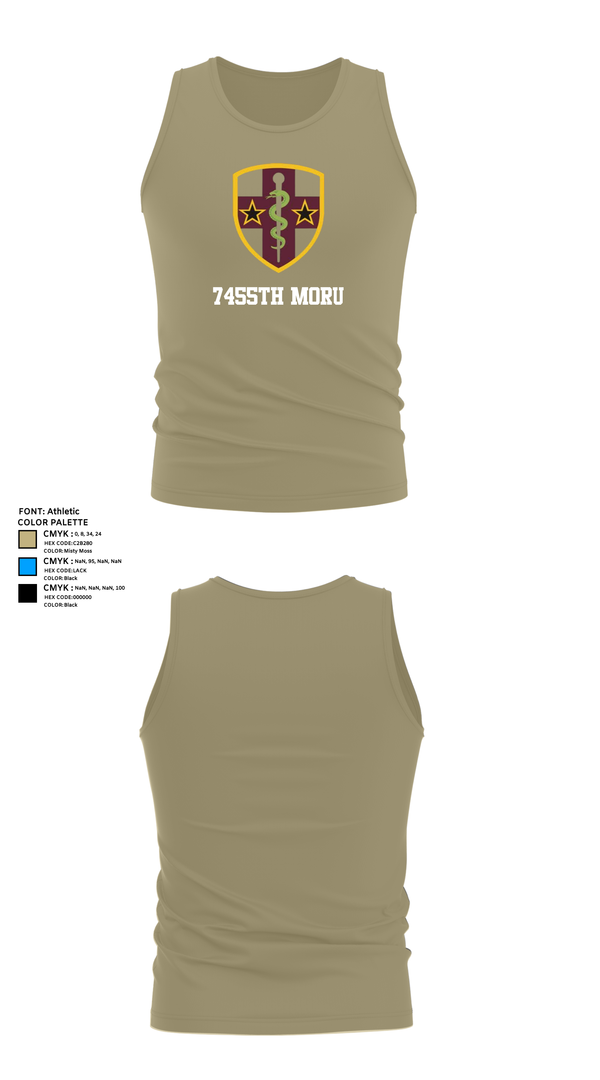 Tank Top, 7455th MORU, , Teamtime, Team time, sublimation, custom sports apparel, team uniforms, spirit wear, spiritwear, sports uniforms, custom shirts, team store, custom team store, fundraiser sports, apparel fundraiser