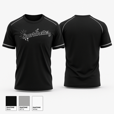 Shade Spartanettes (not cheer we are dance team) 16028703 Short Sleeve Performance Shirt - 1
