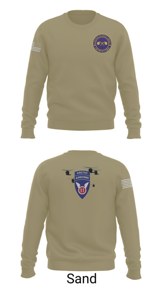 Crew Neck Sweatshirt, 440th CBRN CO, , Teamtime, Team time, sublimation, custom sports apparel, team uniforms, spirit wear, spiritwear, sports uniforms, custom shirts, team store, custom team store, fundraiser sports, apparel fundraiser