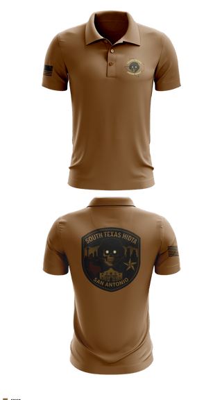 Short Sleeve Performance Polo, South Texas HIDTA, Police, Teamtime, Team time, sublimation, custom sports apparel, team uniforms, spirit wear, spiritwear, sports uniforms, custom shirts, team store, custom team store, fundraiser sports, apparel fundraiser
