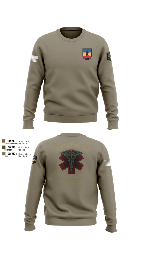 Crew Neck Sweatshirt, 426 RTI, National Guard, Teamtime, Team time, sublimation, custom sports apparel, team uniforms, spirit wear, spiritwear, sports uniforms, custom shirts, team store, custom team store, fundraiser sports, apparel fundraiser