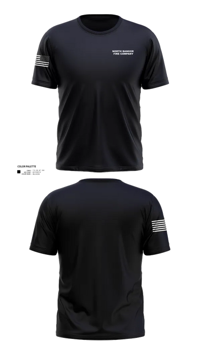 North Bangor Fire Company 17816938 Old School Cotton Feel Shirt - 20