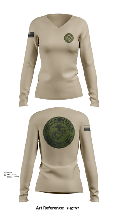 Charlie PLT 1051 96363739 Women's Long Sleeve V-neck Shirt - 103