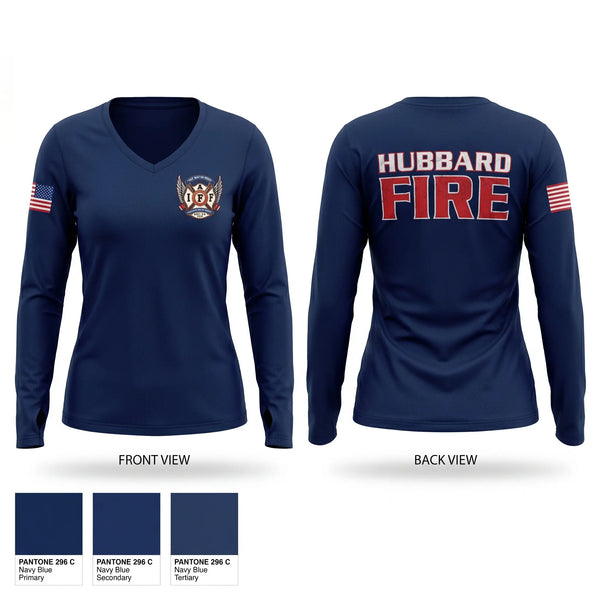 Womens Long Sleeve Vneck Shirt, Eagle Joint Fire District, Fire Department, Teamtime, Team time, sublimation, custom sports apparel, team uniforms, spirit wear, spiritwear, sports uniforms, custom shirts, team store, custom team store, fundraiser sports, apparel fundraiser