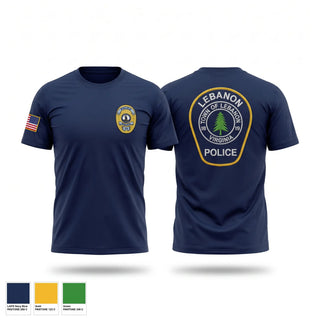 Old School Cotton Feel Shirt, Lebanon Police Department, Police, Teamtime, Team time, sublimation, custom sports apparel, team uniforms, spirit wear, spiritwear, sports uniforms, custom shirts, team store, custom team store, fundraiser sports, apparel fundraiser