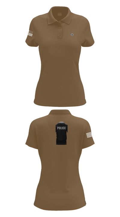 Nashville Police Department 22695418 Women's Short Sleeve Performance Polo  - 14