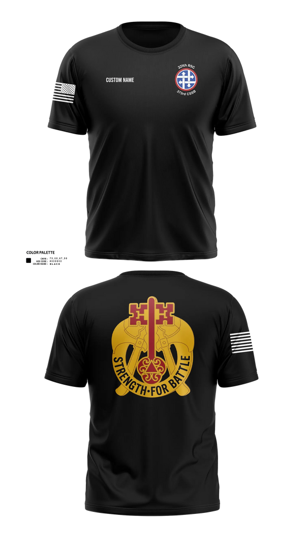 Short Sleeve Performance Shirt, 373rd CSSB, Army, Teamtime, Team time, sublimation, custom sports apparel, team uniforms, spirit wear, spiritwear, sports uniforms, custom shirts, team store, custom team store, fundraiser sports, apparel fundraiser