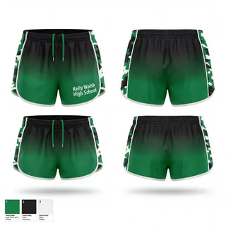 Womens Shorts, Kelly Walsh High School, Swimming, Teamtime, Team time, sublimation, custom sports apparel, team uniforms, spirit wear, spiritwear, sports uniforms, custom shirts, team store, custom team store, fundraiser sports, apparel fundraiser