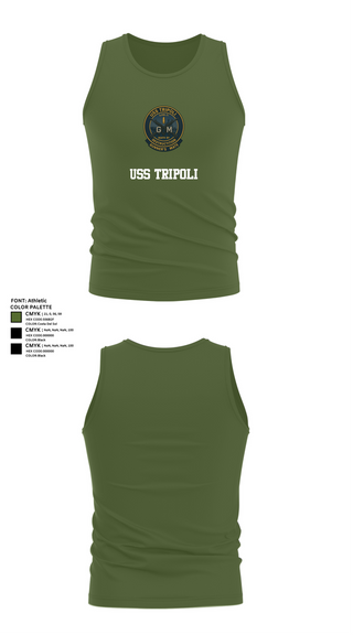 Tank Top, USS TRIPOLI, , Teamtime, Team time, sublimation, custom sports apparel, team uniforms, spirit wear, spiritwear, sports uniforms, custom shirts, team store, custom team store, fundraiser sports, apparel fundraiser
