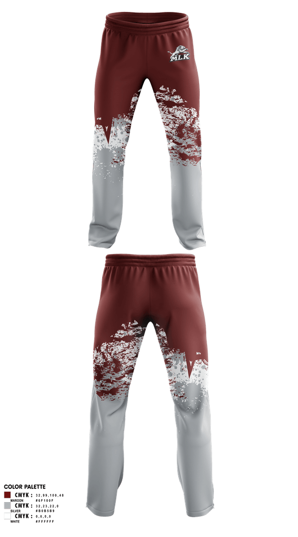 Sweatpants, MLK Lions Soccer, Men's Soccer, Teamtime, Team time, sublimation, custom sports apparel, team uniforms, spirit wear, spiritwear, sports uniforms, custom shirts, team store, custom team store, fundraiser sports, apparel fundraiser
