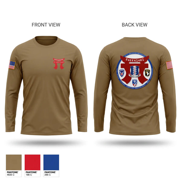Long Sleeve Performance Shirt, Rakkasans, Army, Teamtime, Team time, sublimation, custom sports apparel, team uniforms, spirit wear, spiritwear, sports uniforms, custom shirts, team store, custom team store, fundraiser sports, apparel fundraiser