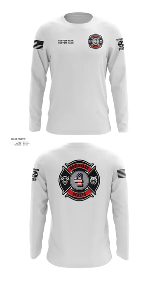 Long Sleeve Performance Shirt, Gallatin Fire Department Station 4, Fire Department, Teamtime, Team time, sublimation, custom sports apparel, team uniforms, spirit wear, spiritwear, sports uniforms, custom shirts, team store, custom team store, fundraiser sports, apparel fundraiser