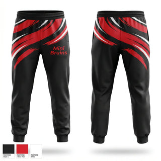 Sweatpants, Mini Bruins, Cheer, Teamtime, Team time, sublimation, custom sports apparel, team uniforms, spirit wear, spiritwear, sports uniforms, custom shirts, team store, custom team store, fundraiser sports, apparel fundraiser