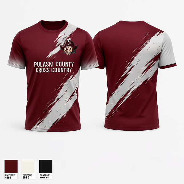 Short Sleeve Performance Shirt, Pulaski County Cross Country, Cross Country, Teamtime, Team time, sublimation, custom sports apparel, team uniforms, spirit wear, spiritwear, sports uniforms, custom shirts, team store, custom team store, fundraiser sports, apparel fundraiser