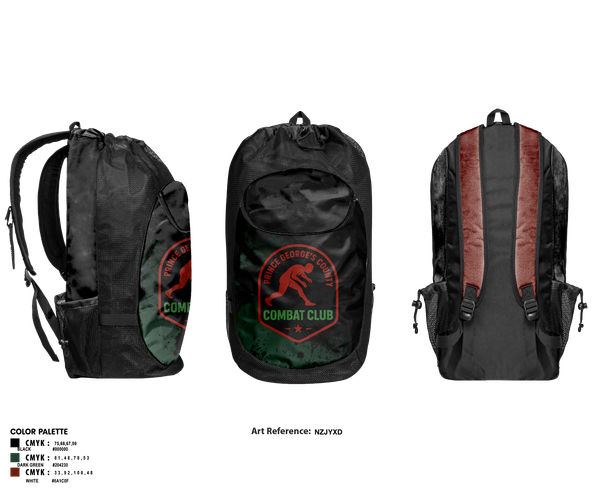 Gear Bag, Pg Combat club, Wrestling, Teamtime, Team time, sublimation, custom sports apparel, team uniforms, spirit wear, spiritwear, sports uniforms, custom shirts, team store, custom team store, fundraiser sports, apparel fundraiser