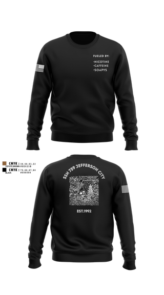 Crew Neck Sweatshirt, Jefferson City, , Teamtime, Team time, sublimation, custom sports apparel, team uniforms, spirit wear, spiritwear, sports uniforms, custom shirts, team store, custom team store, fundraiser sports, apparel fundraiser