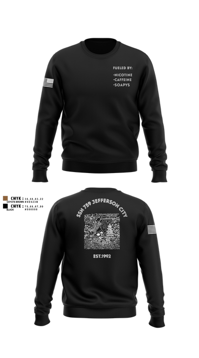 Jefferson City 36022409 Crew Neck Sweatshirt - 100