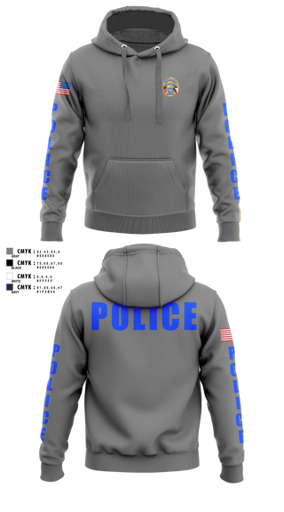 Hoodie, Sour Lake Police Department, Police, Teamtime, Team time, sublimation, custom sports apparel, team uniforms, spirit wear, spiritwear, sports uniforms, custom shirts, team store, custom team store, fundraiser sports, apparel fundraiser