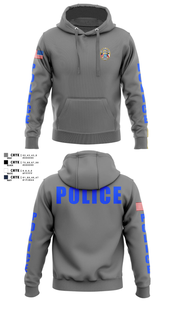 Hoodie, Sour Lake Police Department, Police, Teamtime, Team time, sublimation, custom sports apparel, team uniforms, spirit wear, spiritwear, sports uniforms, custom shirts, team store, custom team store, fundraiser sports, apparel fundraiser