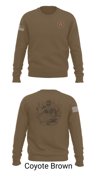 4th Combat Engineer Battalion A Co 69911625 Crew Neck Sweatshirt - 5