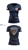 Brownsville Police Department Women's Short Sleeve V-neck Shirt - 4